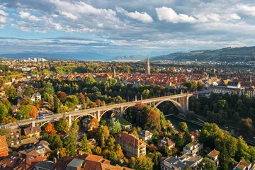 Foto op Plexiglas Bern, Switzerland Old City View © SeanPavonePhoto