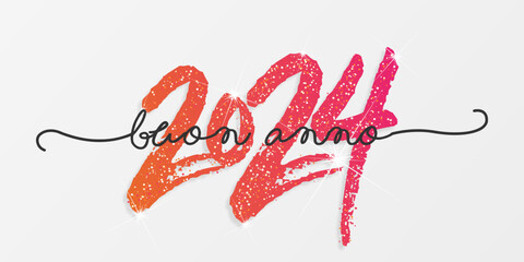 felice anno nuovo - buon anno 2024	