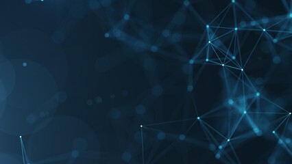 Light Blue Horizontal Futuristic Technology Background