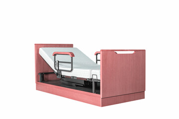 Electrically adjustable patient bed With automatic control panel