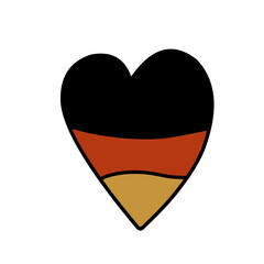 German Flag Heart