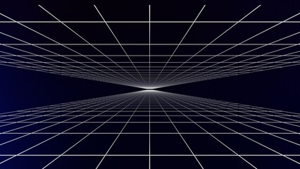 Dark Blue Elegant Lines Future Technology Background 