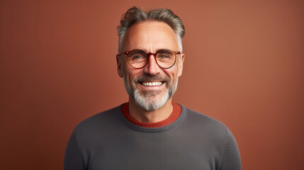 Obraz premium portrait of a man with glasses