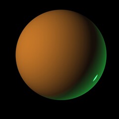 the death of life,  Abstract composition with geometric figurative elements in a multidimensional space,