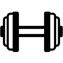 Dumbbell barbell icons set. Building strength. Lifting weights. Fitness icon collection. Barbells and dumbbells. Exercise iconography. Muscle building. Gym equipment