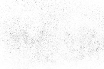 Black Halftone Texture On White Background. Modern Dotted Futuristic Backdrop. Fade Noise Overlay. Digitally Generated Image. Pop Art Style. Vector Illustration, Eps 10.