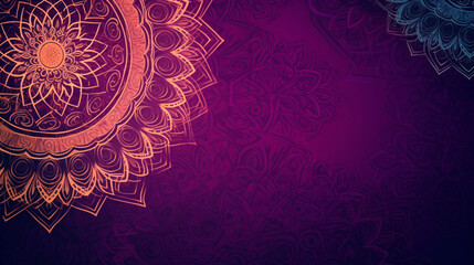 Mandala illustration background