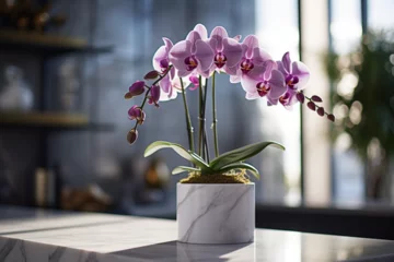 Tafelkleed flowers in vase © Umail