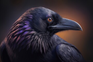 raven portrait generative ai