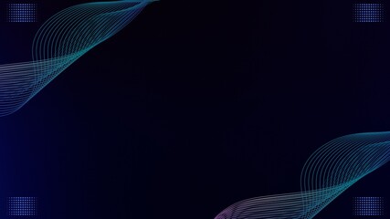 Dark Blue Abstract Technology-Futuristic Digital Background