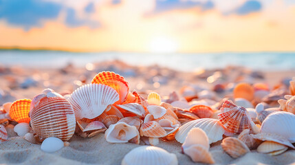 seashells on the beach