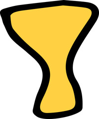 Retro Abstract Hand Drawn Shapes Organic Colorful