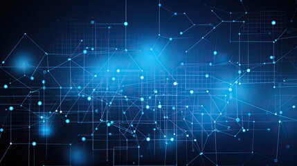 Obraz premium Abstract technology lines background.