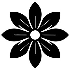 Blossom icons. Celebrating nature beauty. Floral vector symbols. Art in bloom. Designing flower elements