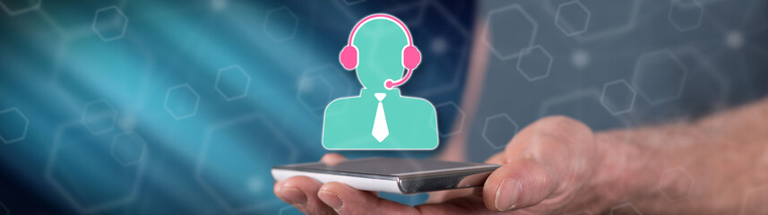 Concept of phone support