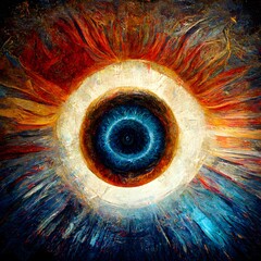 the infinite eye of God abstract q 25 