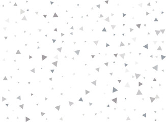 Gender Neutral Silver Triangular Confetti