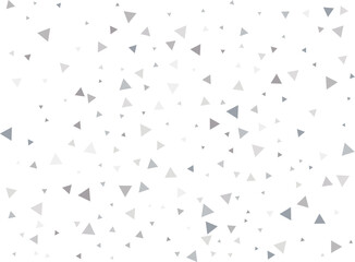 Obraz premium Gender Neutral Silver Triangular Confetti
