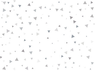 Obraz premium Gender Neutral Silver Triangular Confetti