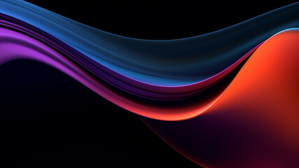 Abstract background organic shape. gradient color background. Background concept. Generative AI