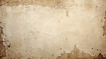 Old torn paper texture. Background concept. Generative AI