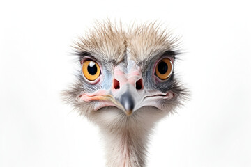 Inquisitive Ostrich Close-up