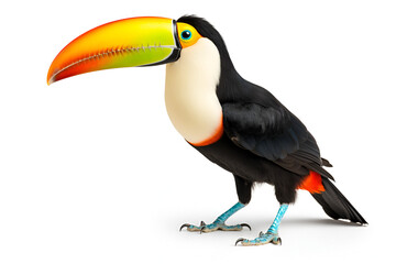 toucan isolated on white