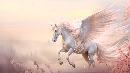 ペガサスのイメージ - image of Pegasus - No3-4 Generative AI