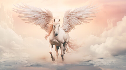 ペガサスのイメージ - image of Pegasus - No3-6 Generative AI