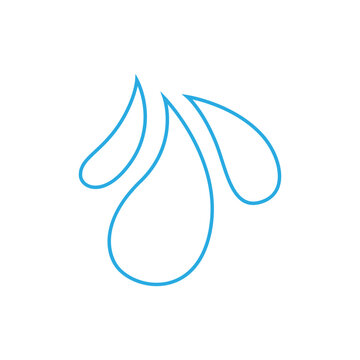 recommend clip art: Water drops icon vector. Water illustration sign. Spray symbol. Ocean logo. Sea mark.