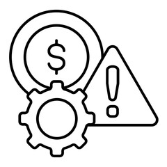 Risk Management Icon