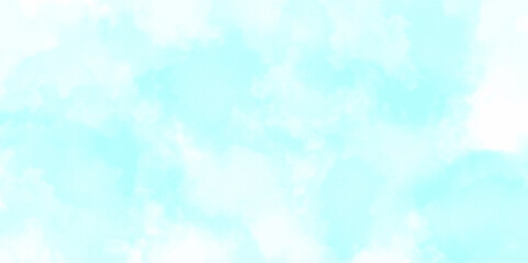 Abstract blue wall background with watercolor cloud and sky. blue sky and natural white cloud. pink cloud sky on art graphics, blue wall christmas texture pattern background.	
