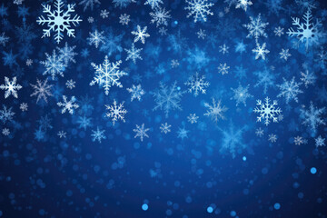 Fototapeta na wymiar Winter background with snowflakes and snowflakes.