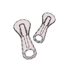 Illustration of zippers

