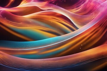 Abstract colorful wave background for design technology