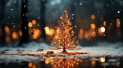 Landscapes with Christmas atmosphere