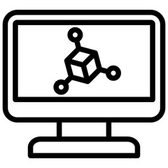 Simulated Outline Icon