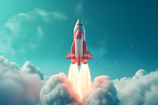 Erkundung des Weltraums, Rakete auf dem Weg zum Mond