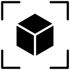 Object Recognition Glyph Icon