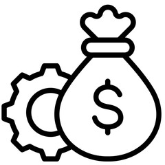 Financing Outline Icon