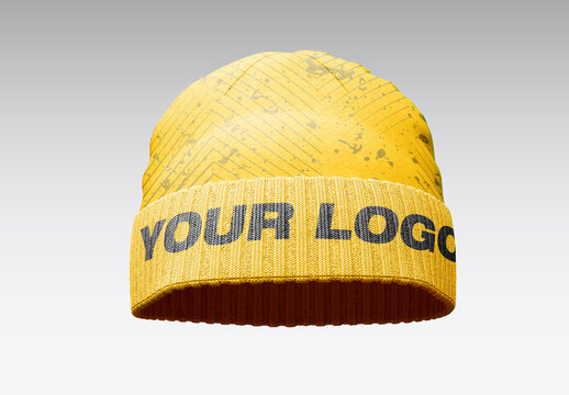 Winter Hat Mockup