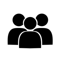 user group icon with flat design.community icon