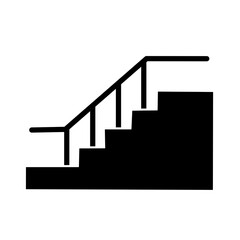 building stairs icon vector with trendy design