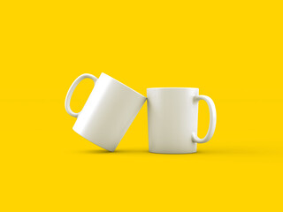 Two mugs mock up