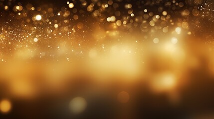 Obraz na płótnie Canvas Gold splash. sparks are flying. Holiday gold lights. blurred sparkling. Background