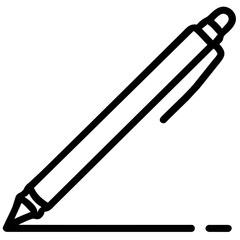 Fototapeta premium Business Pen note outline vector