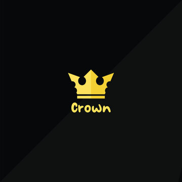 logo with gold crown