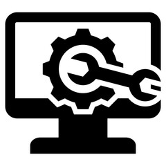 Maintenance Glyph Icon