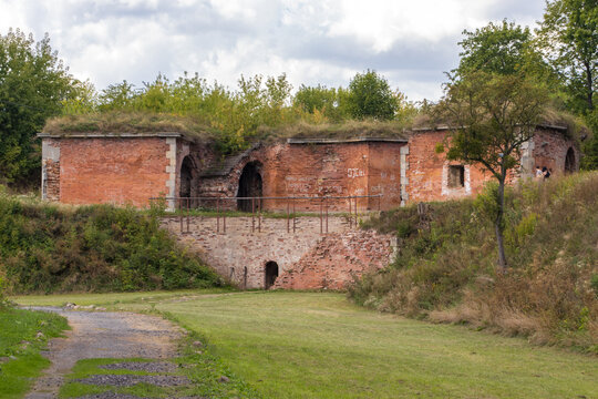 Modlin Stronghold old fortifications near Warsaw, Poland