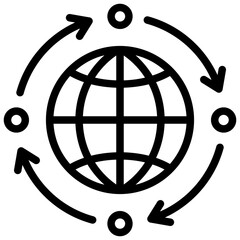Internet Outline Icon